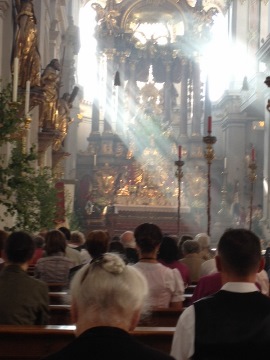 Corpus Christi Mass & procession at St Peter's church - Munich